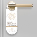Gancio per porta in carta &quot;Please, do not disturb/please make up the room&quot;