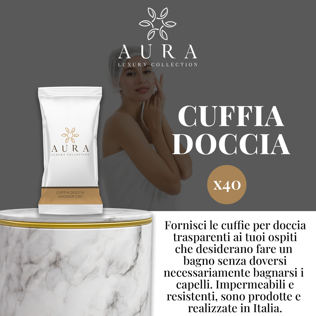 Kit cortesia bagno da 250 pezzi: 70 flaconi shampoo doccia, 70 flaconi igiene intima, 40 cuffie, 50 bicchieri cartoncino imbustati, 20 paia di pantofole + OMAGGIO 500 fasce garanzia igiene WC