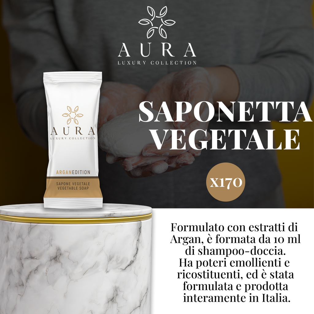 Kit Saponette ovali profumate da 9 gr all'argan