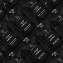 Bustina Doypack stand-up richiudibile 30 ml shampoo doccia fiordaliso e passiflora Aura Luxury Collection Black Edition