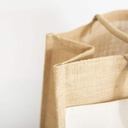 Borsa in juta e cotone Aura Luxury Collection