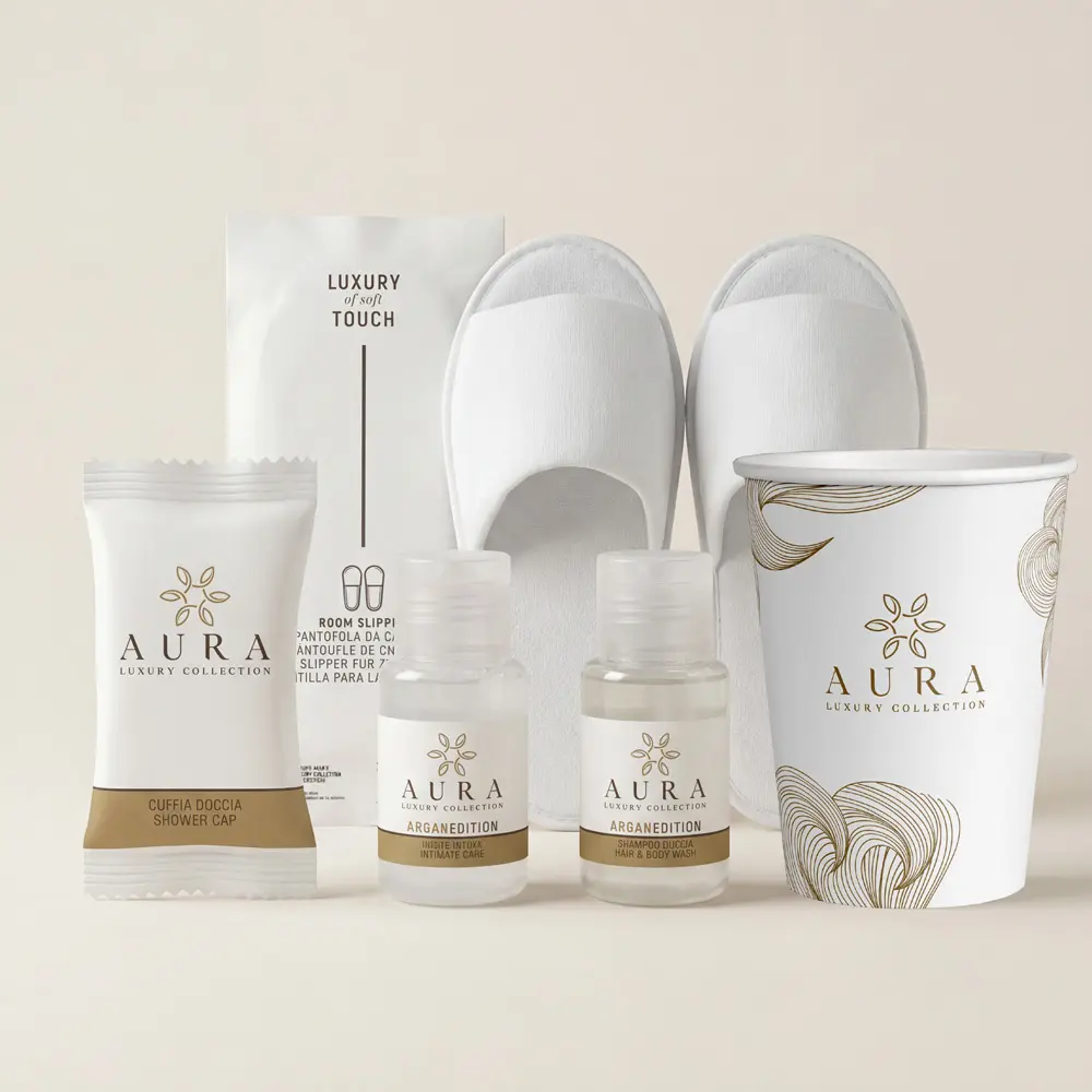 Kit Cortesia Bagno 290 Pezzi per Hotel e Case Vacanze