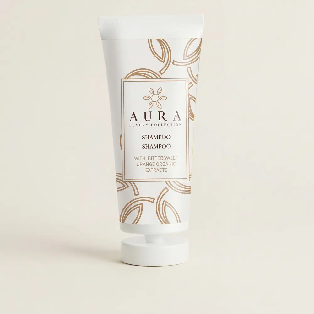 Kit tubi 30 ml shampoo con estratti biologici di the nero ed arancio amaro