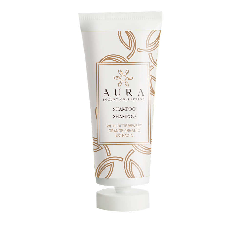 Kit tubi 30 ml shampoo con estratti biologici di the nero ed arancio amaro