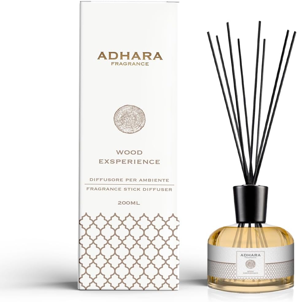 Living diffuser Diffusore di profumo per ambienti 200 ml Fragranza Wood Experience con bastoncini in legno inclusi