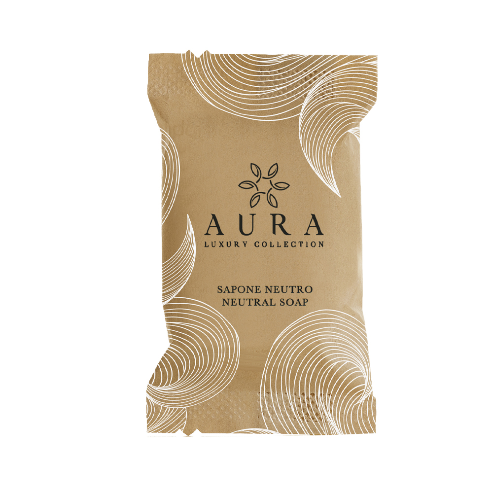 Saponetta vegetale neutro rettangolare e massaggiante 20 gr