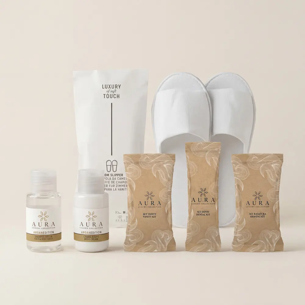 Kit Cortesia Spa 290 Pezzi Luxury per Hotel