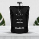 Kit Bustine shampoo doccia stand-up con tappo con estratti di ortica bianca 30 ml Black edition