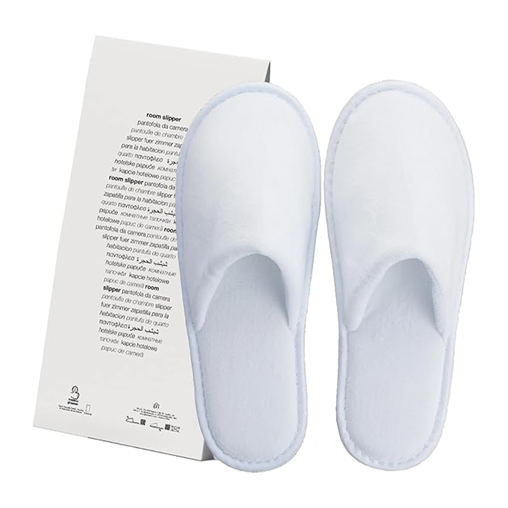 Kit Ciabatta chiusa in poliestere imbustata in carta unisex (1paio/cf)