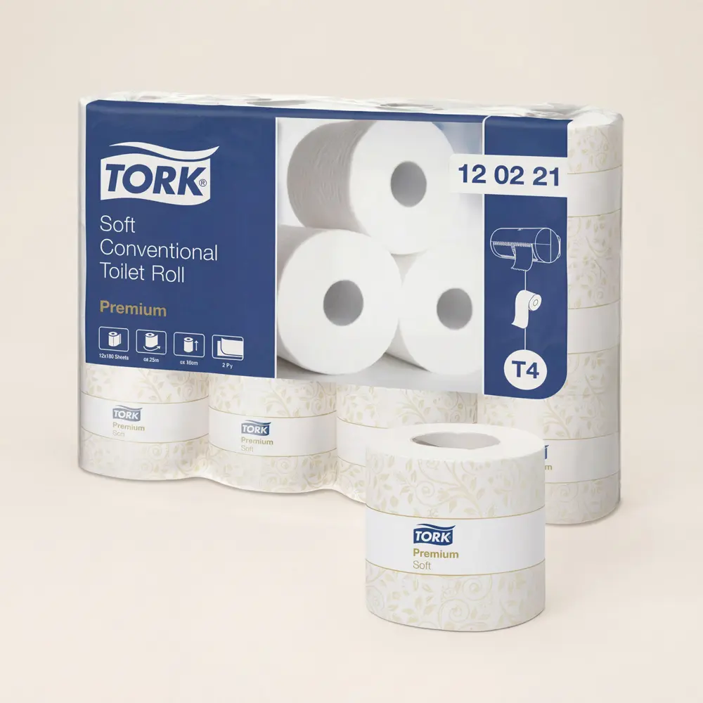 Carta Igienica Fascettata Tork 190 Strappi - 96 rotoli - 120221