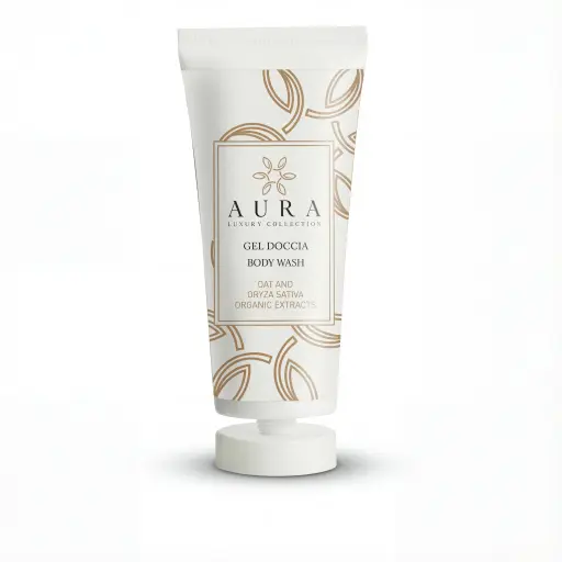 Kit tubi 30 ml gel doccia con estratti biologici di avena e oryza sativa