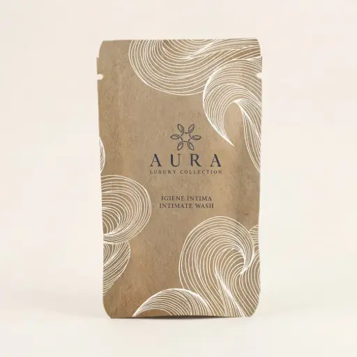 Bustina stand-up 20 ml igiene intima con acido lattico e foglie di Aloe vera