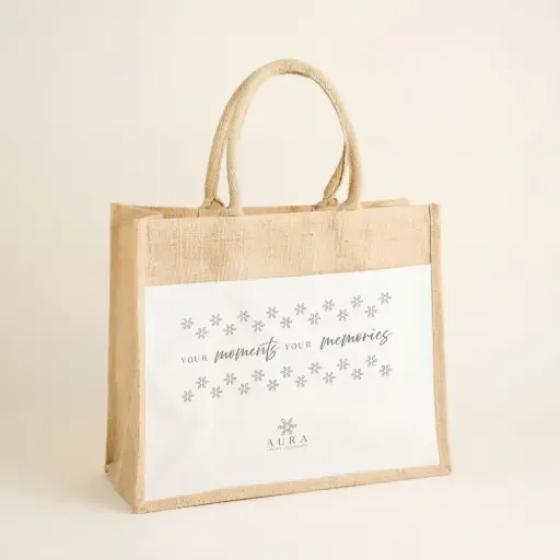 [AUR0043] Borsa Juta e Cotone Aura Luxury Collection